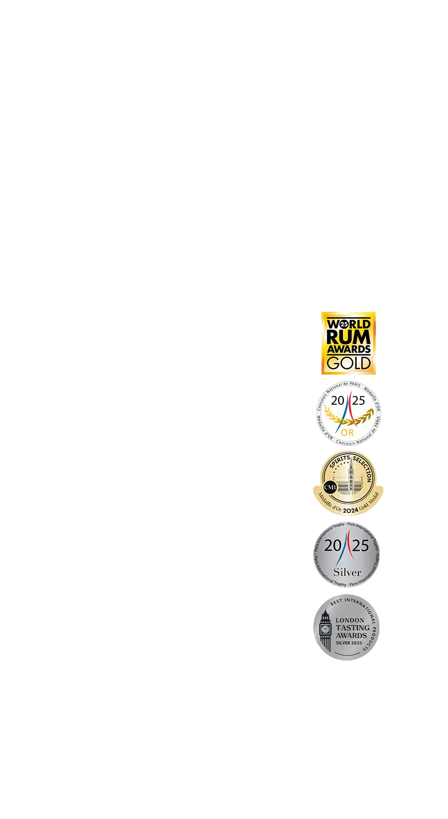 Médaille rhum VSOP
